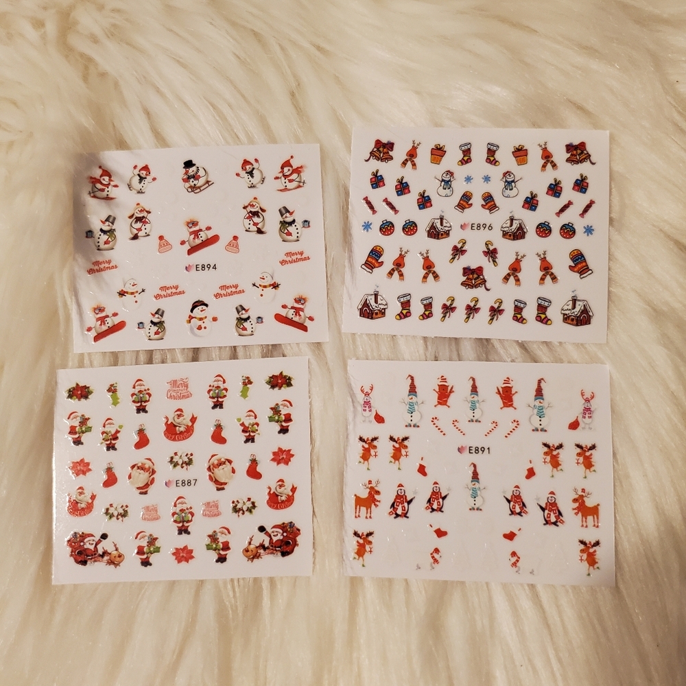 🌟10/$10 Festive Christmas Nail Stickers